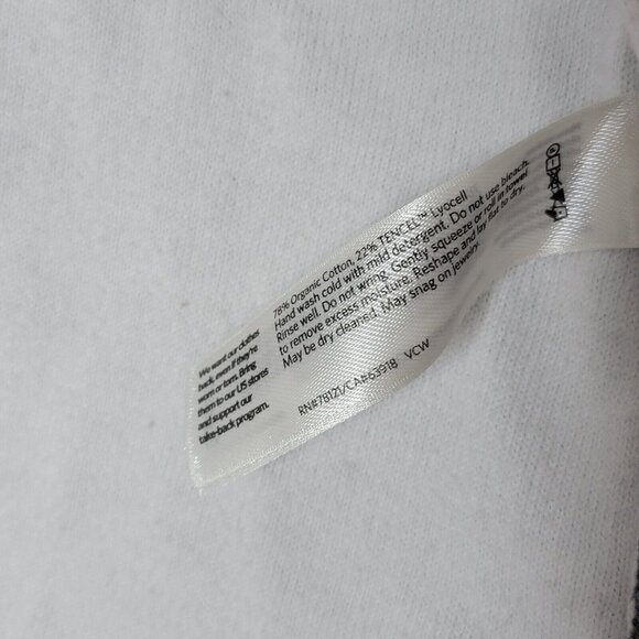 Eileen Fisher Small Gray Organic Cotton Sleeveless Open Cardigan Sweater S - Picture 4 of 5